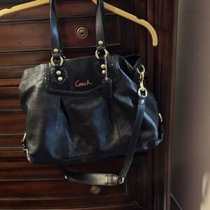 Coach Black Leather Purse